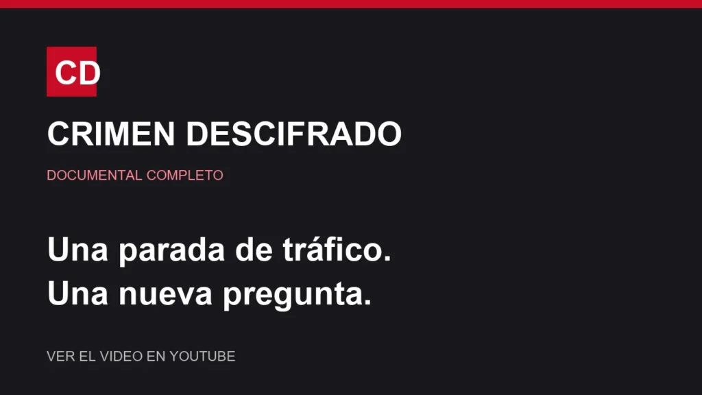 Lo pararon por una luz rota… y llevaba los documentos de un desaparecido